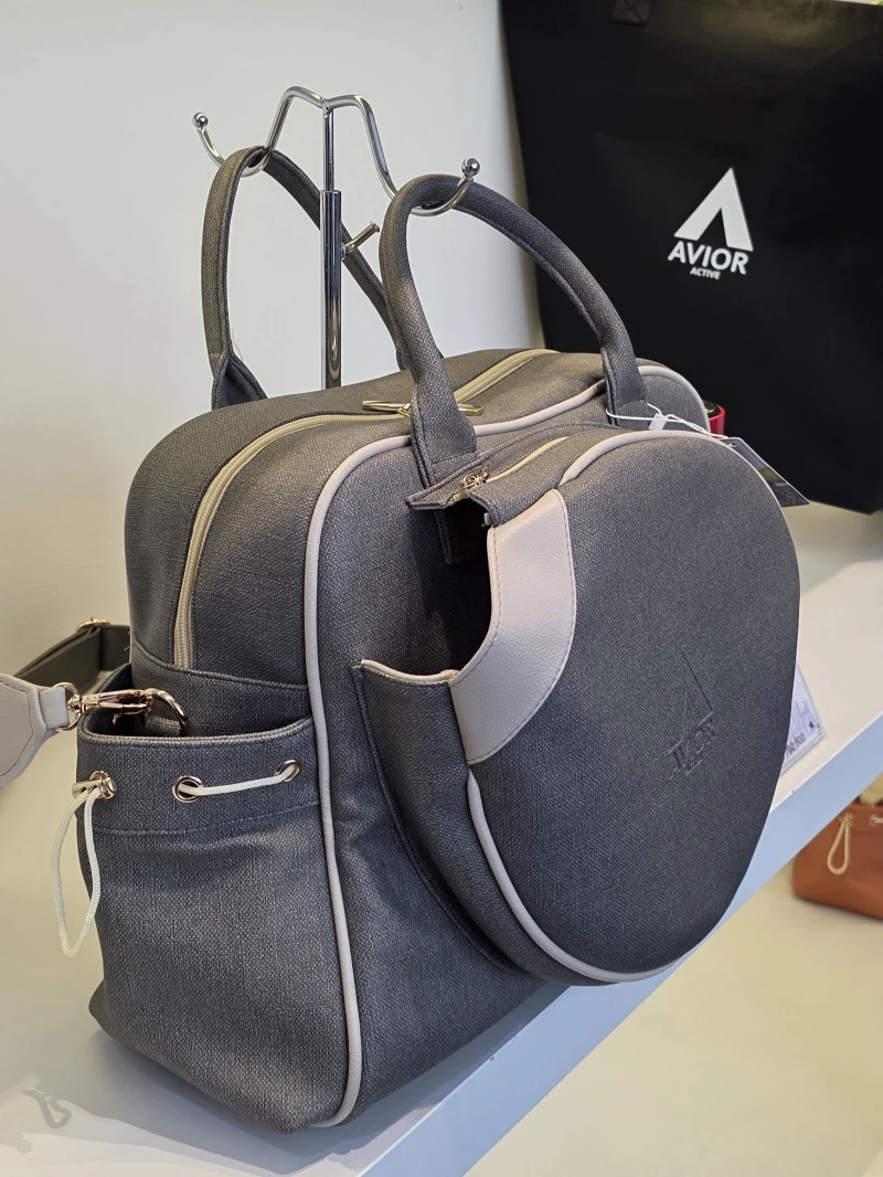 Avior Active Milan Leather Blue Padel Bag