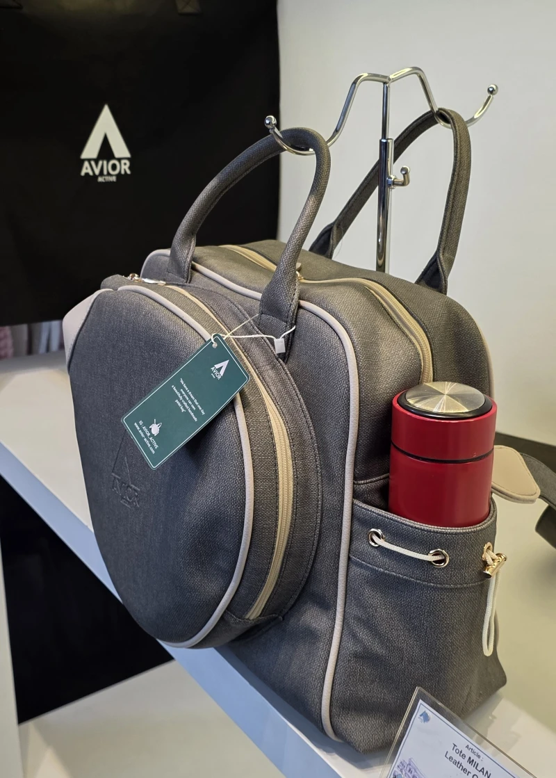 Avior Active Milan Leather Blue Padel Bag