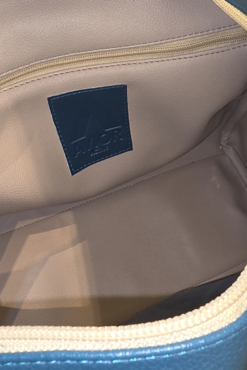 Avior Active Milan Leather Blue Padel Bag