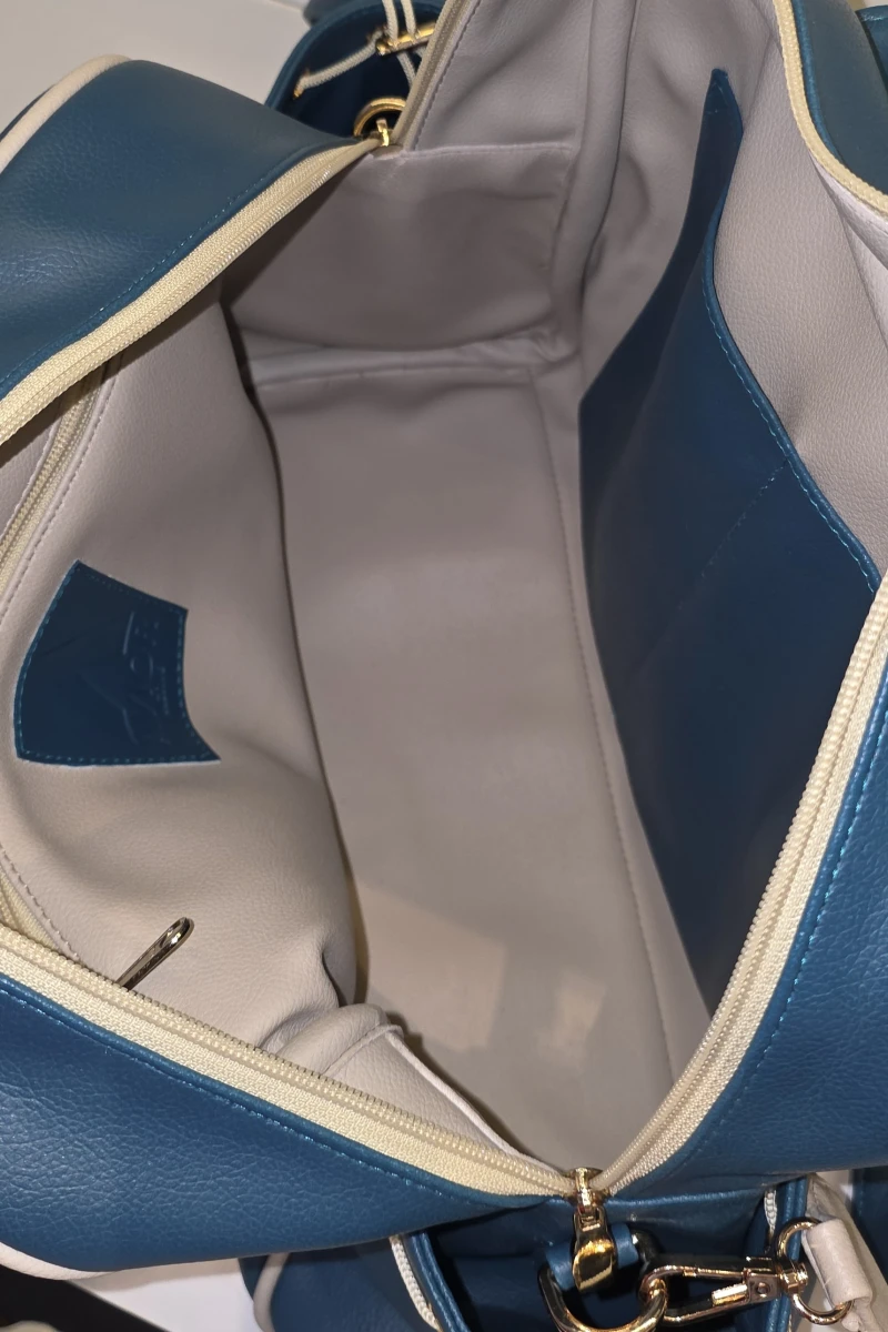 Avior Active Milan Leather Blue Padel Bag