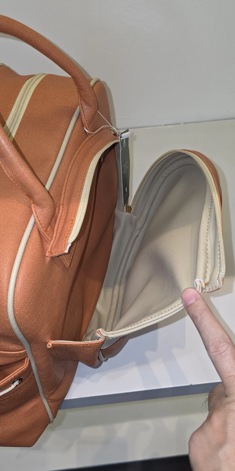 Avior Active Milan Leather Orange Padel Bag