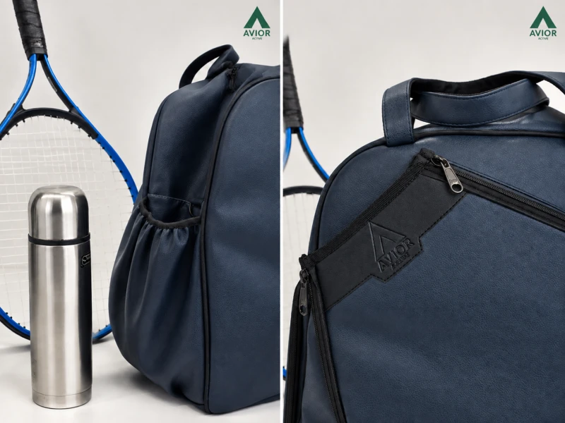 Avior Active New York Leather Cobalt Padel Bag