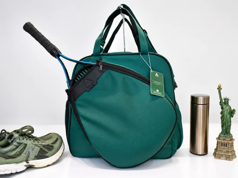 Avior Active New York Leather Green Padel Bag