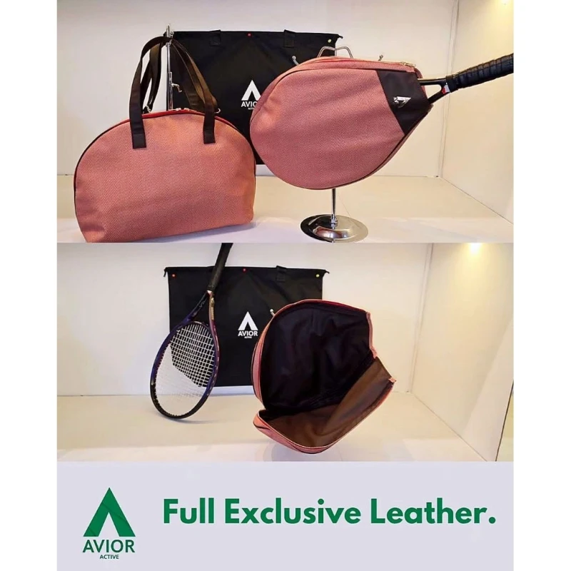 Avior Active Shanghai Tan Stripe Tennis Bag